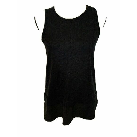 J.CREW Tops - J Crew Womens Solid Black Crew Neck Tank Top Small